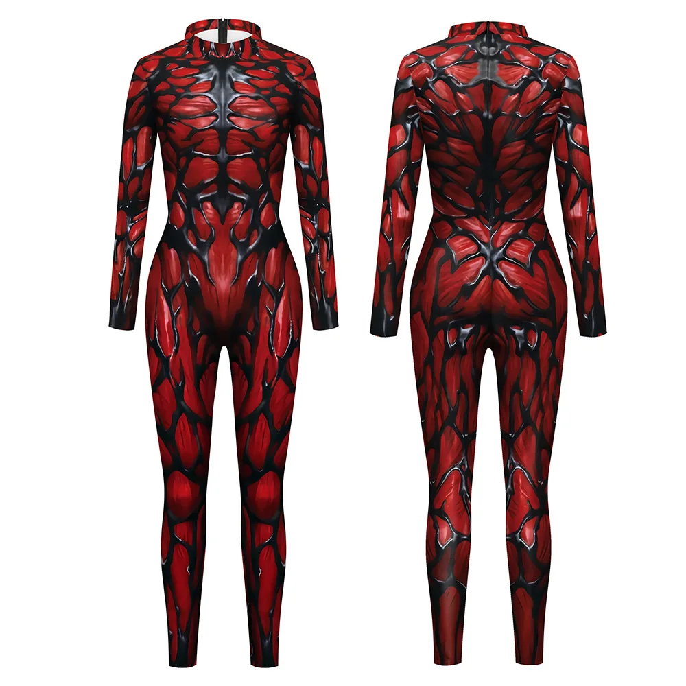 Хэллоуин Взрослые Черный Костюм Venom Symbiote Супергерой Косплей Зентай Костюм Мужчины Мальчики Мужской Паук Бодисьют Для Вечеринки Jumpsuit On.