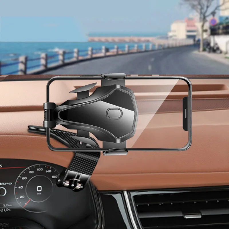 

Универсальный автомобильный держатель для телефона с поворотом на 360 градусов, портативный держатель для телефона в автомобиле, подставка ...