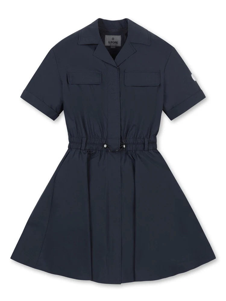 

2023 New Women's Golf Dress Korean Original Slim Fit Tennis Polo Shirt Skirt