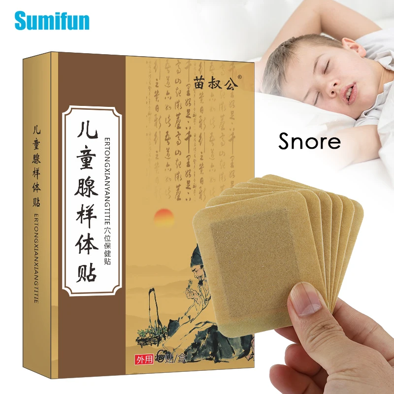 

6pcs/box Pharyngitis Patch Nasal Blockage Snoring Patch Adenoid Hypertrophy Health Care Patch for Children