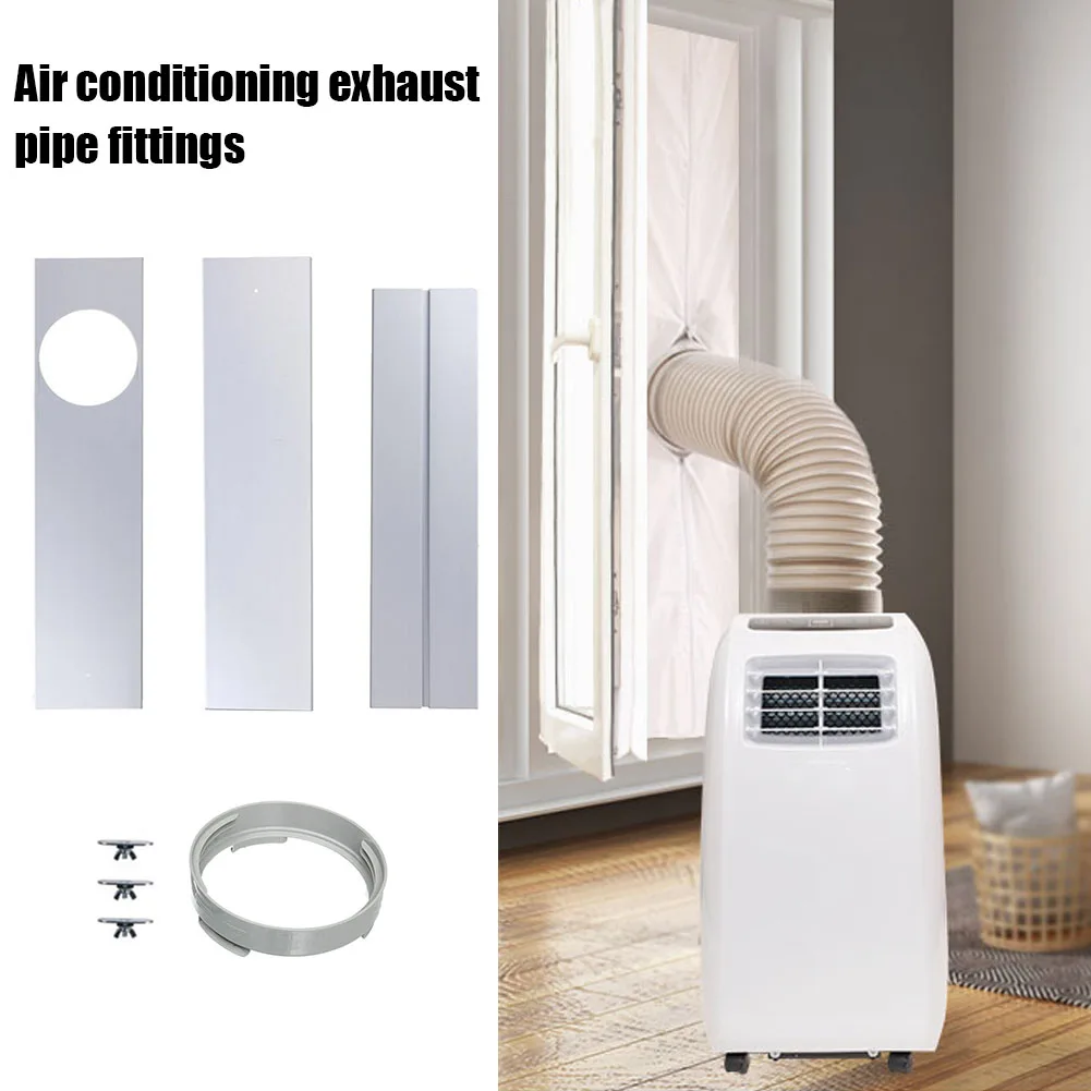 

Three-section Baffle Mobile Air Conditioning Exhaust Pipe Accessories Air Conditioning Window Adaptor Window Kit Plate
