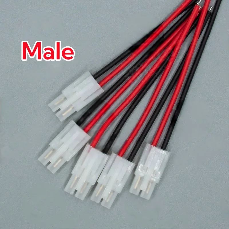 

5 пар 6,2 мм 2-контактный 22AWG L6.2-2P Tamiya «папа-мама» и «мама» с длинными разъемами для проводов 20 см и 30 см, новые