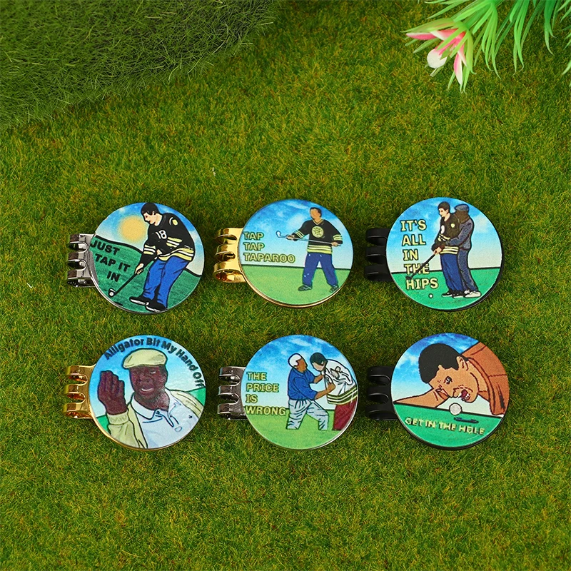 

Golf Ball Markers Hat Clips Removable Metal Cap Clip Attaches Easily To Golf Cap Golfer Gifts Golf Accessories