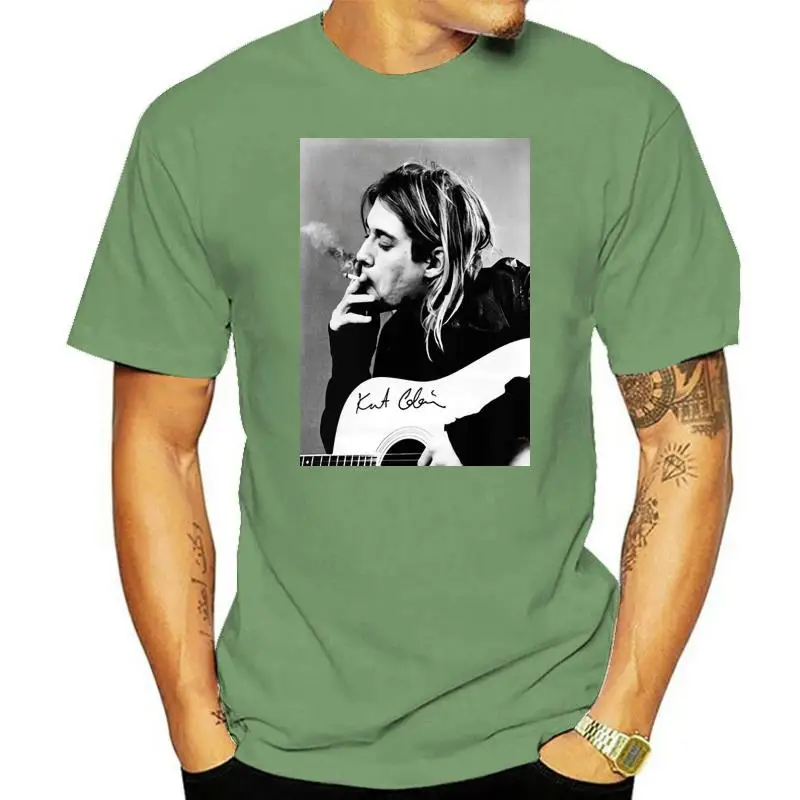 

Kurt Donald Cobain Men's Black T shirt Tee S-3XL
