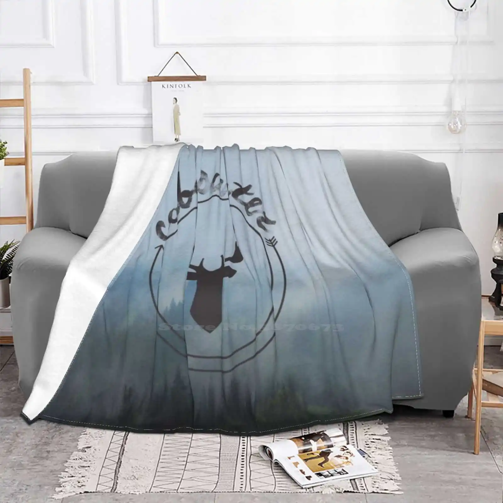 Логотип The Raven Cycle-Cabeswater (Lods) Модное мягкое теплое одеяло Графический дизайн