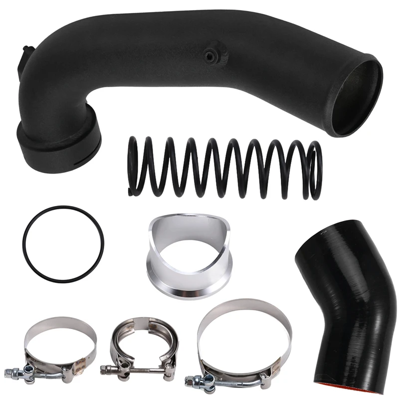 50MM BOV Air Intake Turbo Charge Hard Pipe Kit For BMW N54 E88 E90 E92 135I 335I