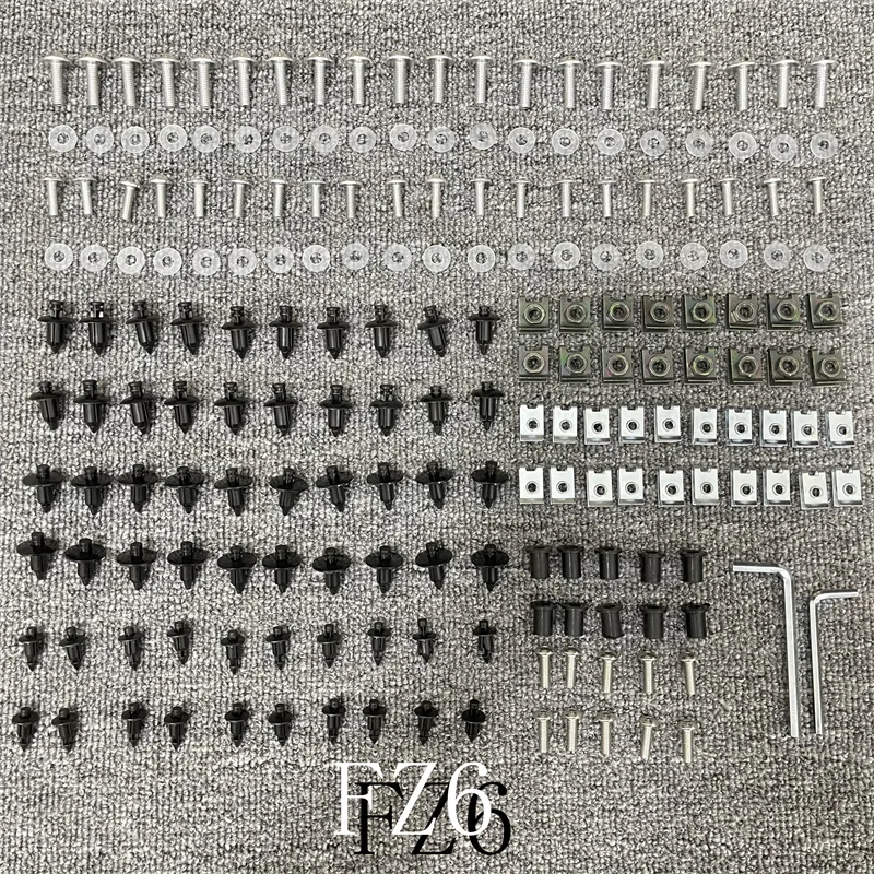

Fairing Bodywork Kit Bolts Screws For Fit For YAMAHA FZ6 FAZER 2004-2010