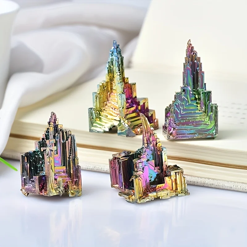 1 шт. блестящая Радуга башня висмута пирамида-йога аксессуары для подарка