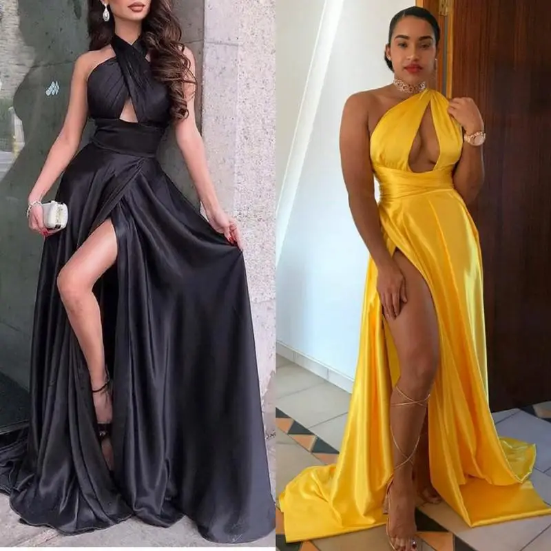 

Elegant Party Dresses for Women 2022 Luxury Evening Cocktail Female Sequin Formal Prom African Clothing for Quinceanera Ladies