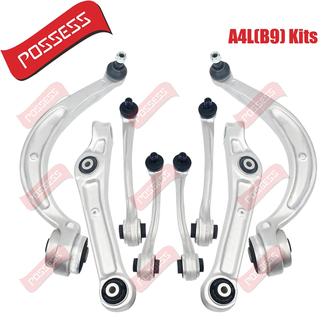 

8 Pieces Front Suspension Control Arm Kits For Audi A4 A4L A5 B9 2015-/
