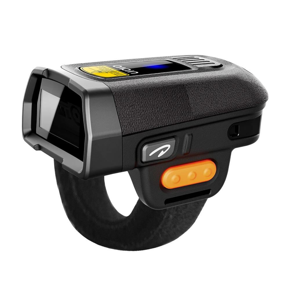 

Wearable finger qr code scanner