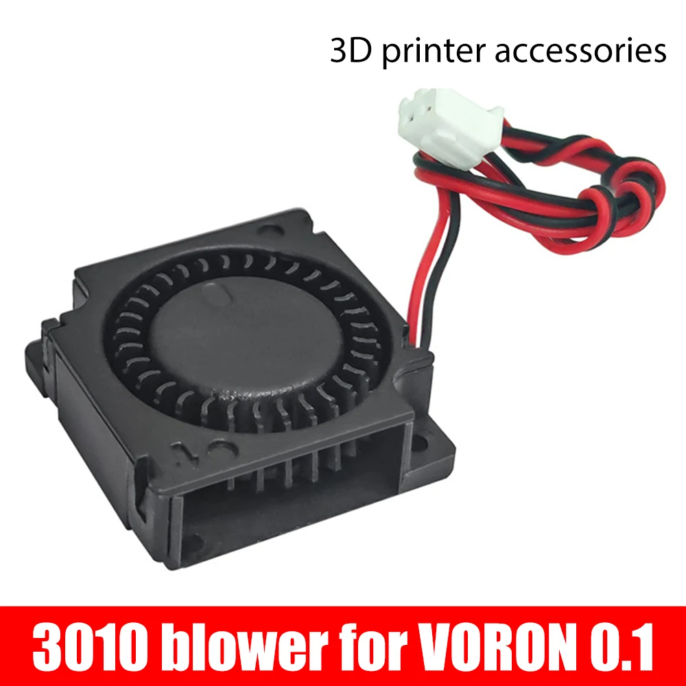 

10pcs 3010 Blower Fan DC 24V 2Pin-2.54 30x30x10mm Sleeve Bearing Motor Turbine Cooler For Voron 0/0.1 3D Printer Parts