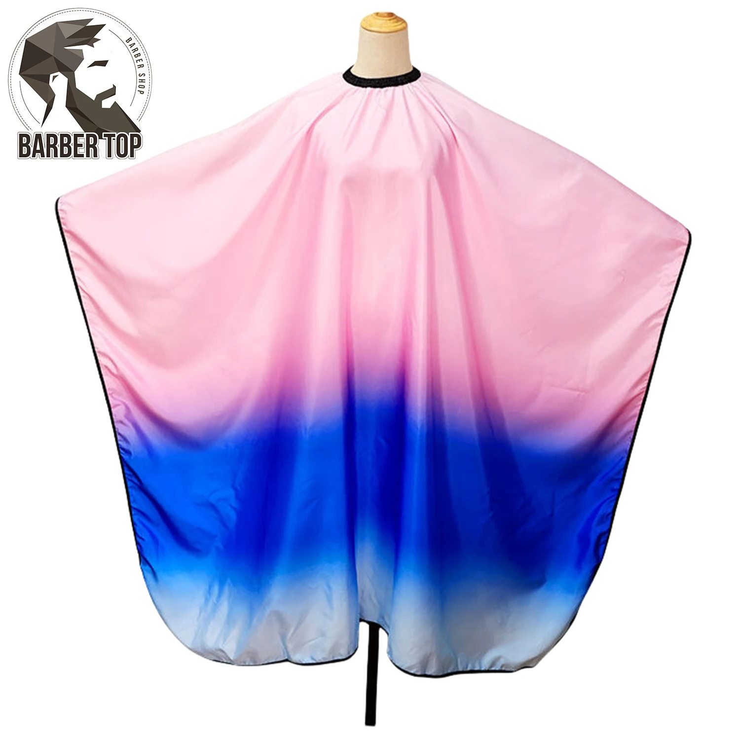 

Gradient Colorful Barber Coat Waterproof Hairdresser Shawl Cloth Salon Beauty Hair Coloring Cape Professional Haircut Apron