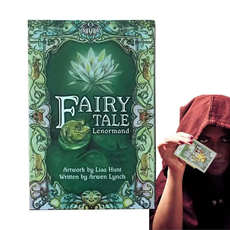 

Tarot Cards English Fairy Tale Lenormand Tarot Cards Fate Divination Tarot Deck Party Entertainment Fortune-telling Board Game
