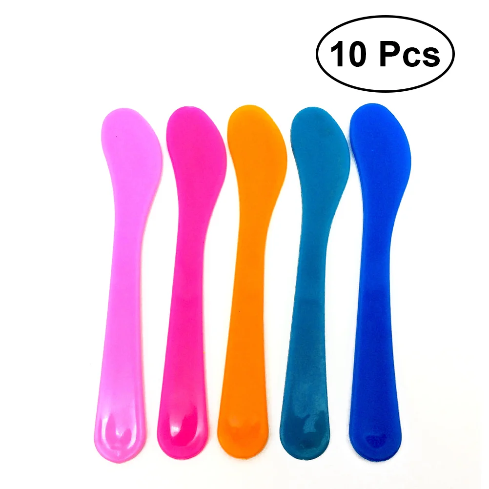 

Spatula Makeup Facialstick Spoon Tool Spatulas Mixing Samplingplastic Scoopaccessories Mini Diy Cream Set