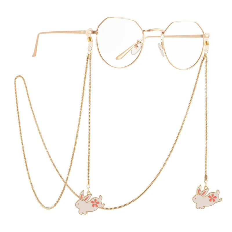 

Аксессуары для очков женские, цепочка с мультяшным рисунком, аксессуар для солнцезащитных очков, маска, веревка для подвешивания
