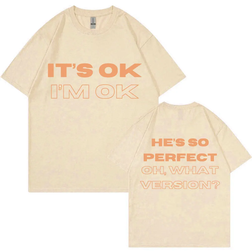 Футболка Singer Tate McRae It's Ok I'm Miss Possessive World Tour 2025 Футболки Мужчины Женщины Уличная