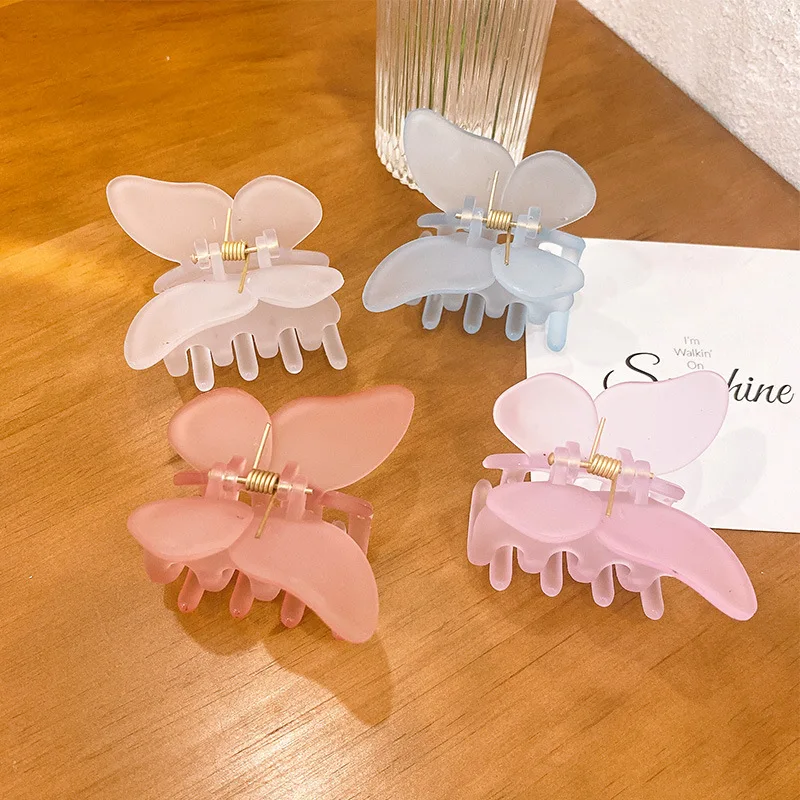 

Super fairy romantic butterfly clip French temperament acetic acid hair clip back head clip hair accessories headwear female