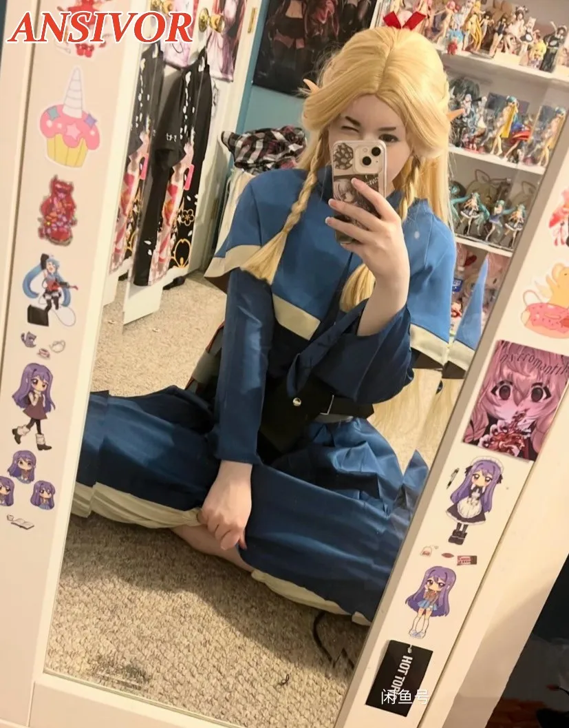 Женский костюм для косплея из аниме вкусные в подземелье