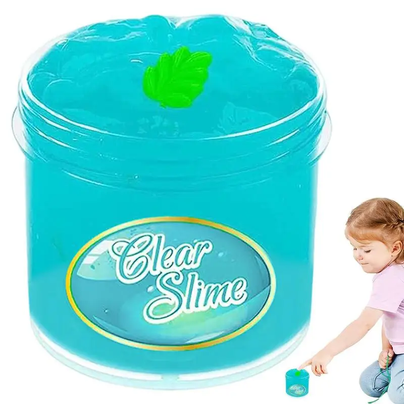

Clear Clay Non Sticky DIY Children Soft Crystal Clear Clay Cute Nursery Toys Halloween Gift Entertainment Clay Relaxing Toys