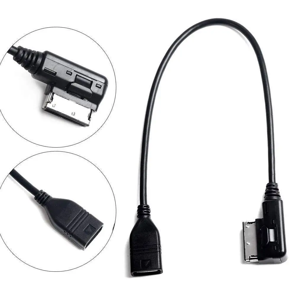 

1 Pc AUX Media Interface USB Female Audio Adapter Cable AMI For Mercedes for Benz Auto Car Accessories