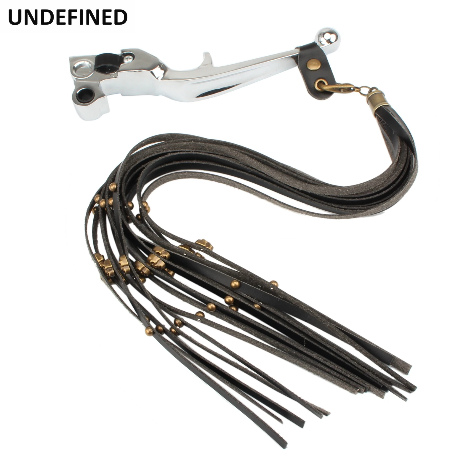 Мотоциклетный тормозной рычаг тормоза с заклепками в виде черепа бахрома Кафе