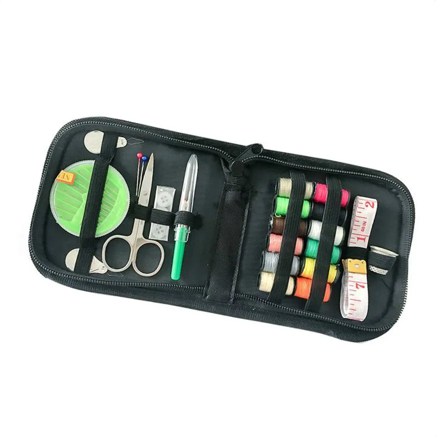 

45Pcs/Set Portable Travel Sewing Box Kitting Needles Tools Thread Stitching Embroidery Craft Sewing Kits Home Organizer