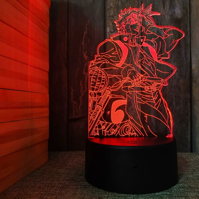 3d светодиодный светильник Jojo Невероятные приключения для спальни чное освещение