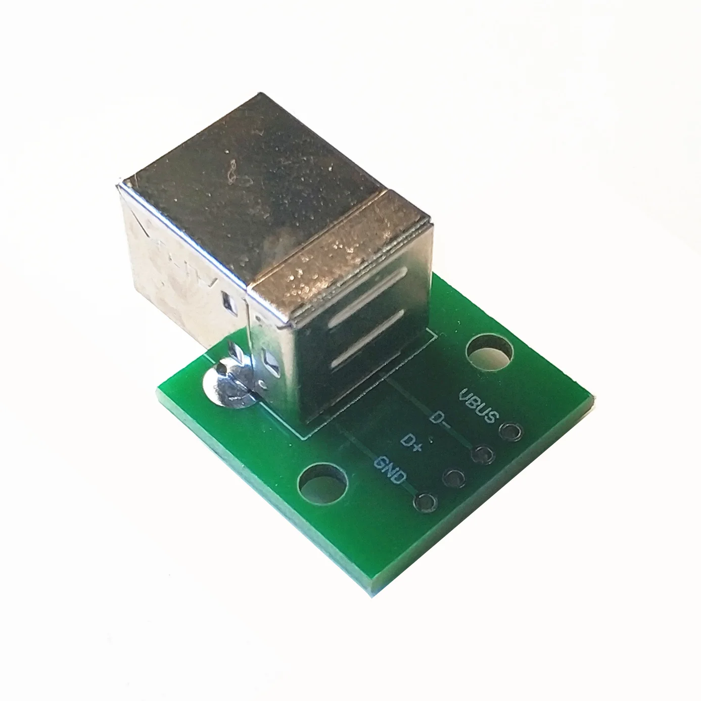 

USB-B Type B Printer Square Holder to DIP Board 2.54MM Pitch Data Cable Adapter Board