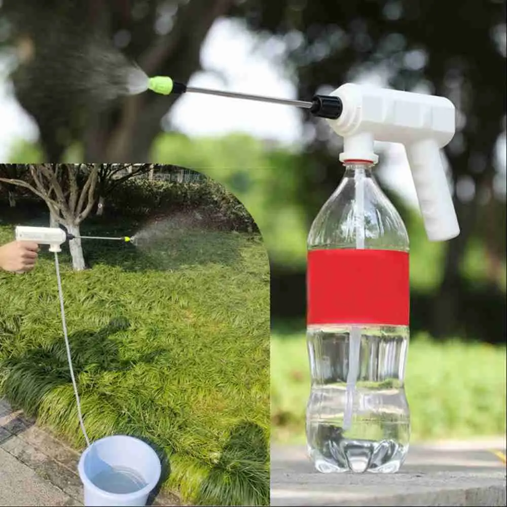 

Household Adjustable Automatic Spray Multifunctional Spray Nozzle Spray Can Head Disinfection Sprayer Watering Can