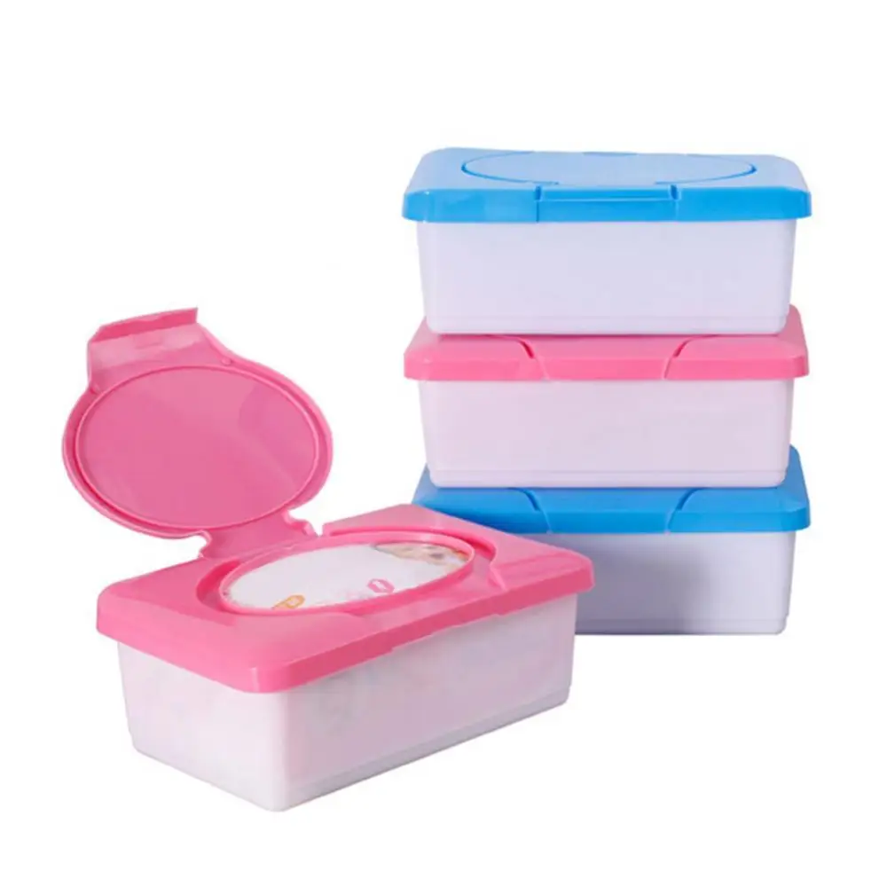 

Storage Case Wet Tissue Box Wipes Dispenser Napkin Box Paper Container Home Pojemnik Na Chusteczki