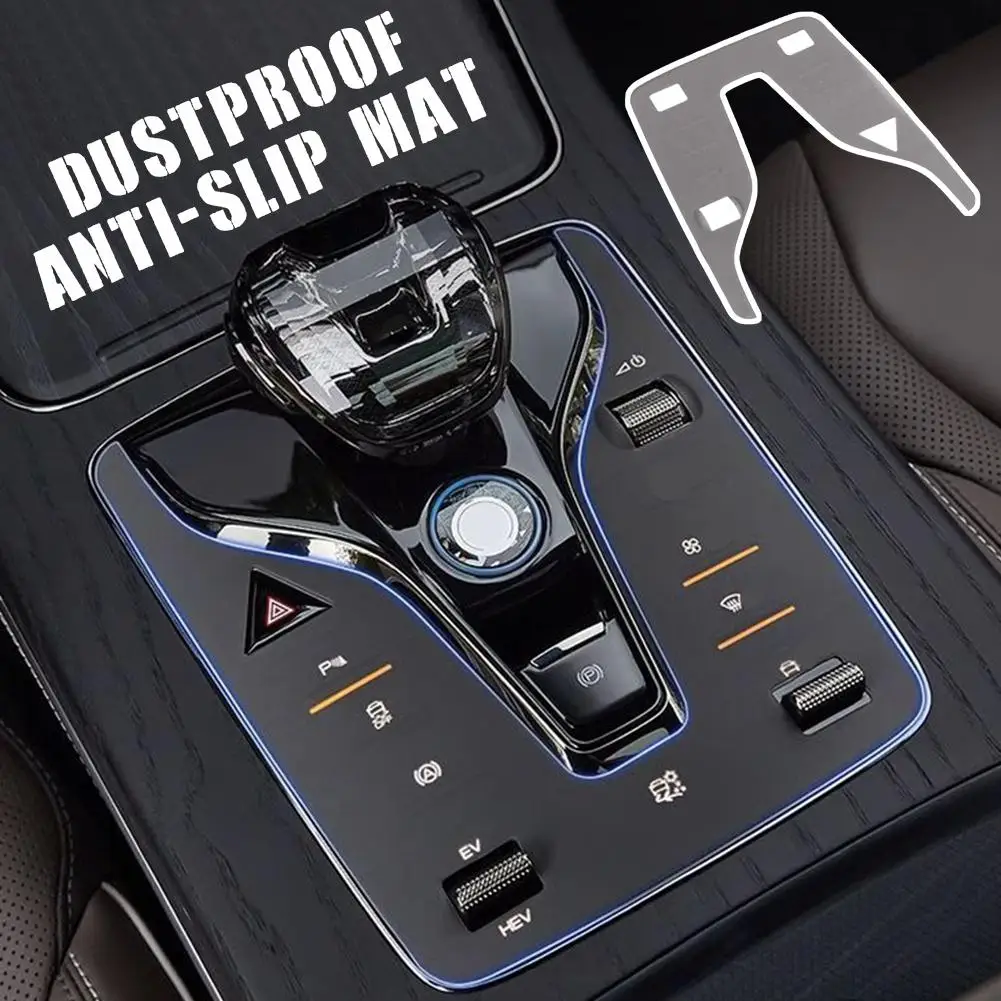 Центральная панель управления автомобиля, силиконовая панель для BYD Han Tang Song Plus, защитный коврик, защитный коврик для кнопки внутренней консоли Sti X4F0