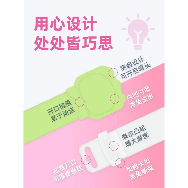 Ложка для кормления домашних животных полоска кошек сжимаемые ложки подвесная