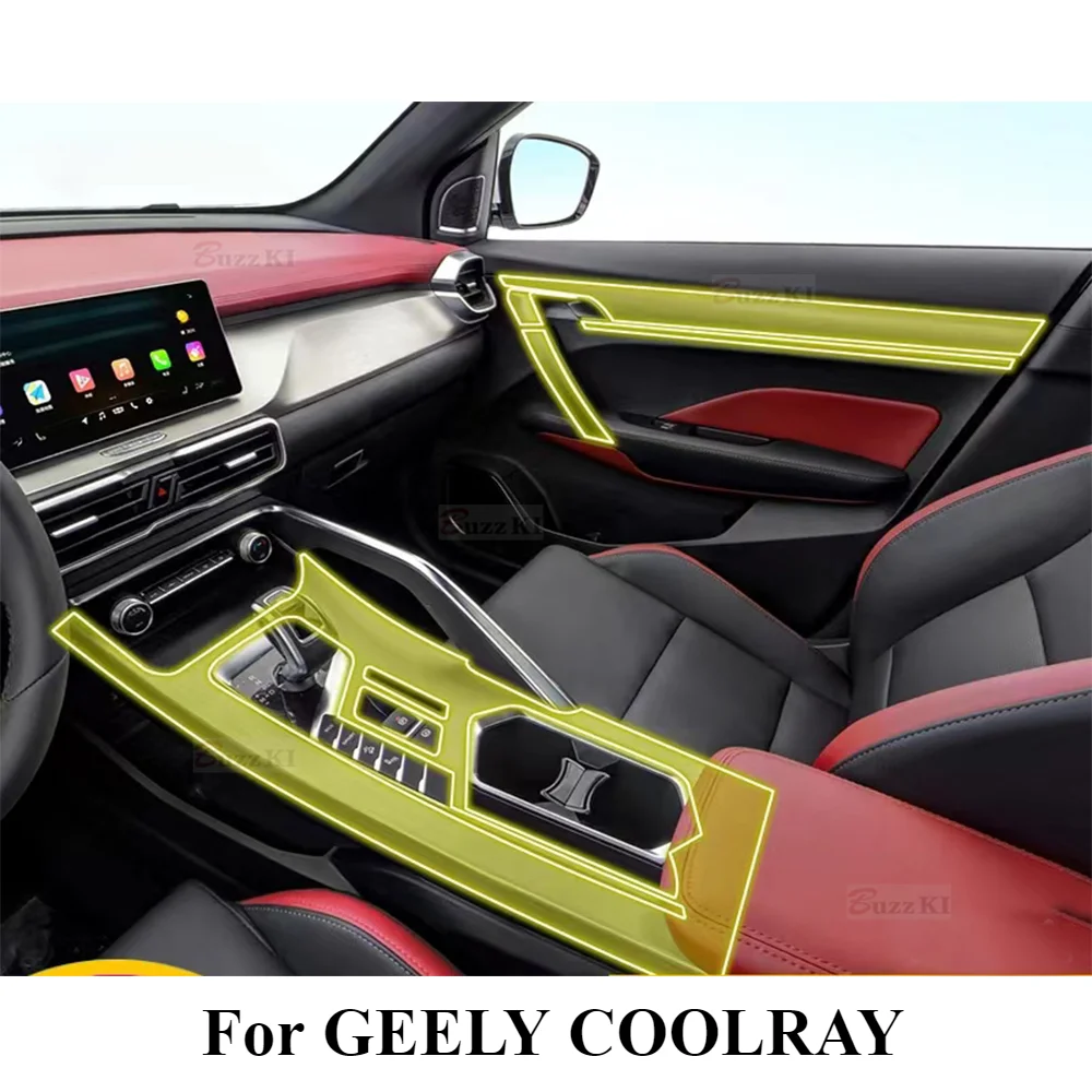 Фотообои для GEELY COOLRAY 2023 2022 2021 экран навигации автомобильного интерьера