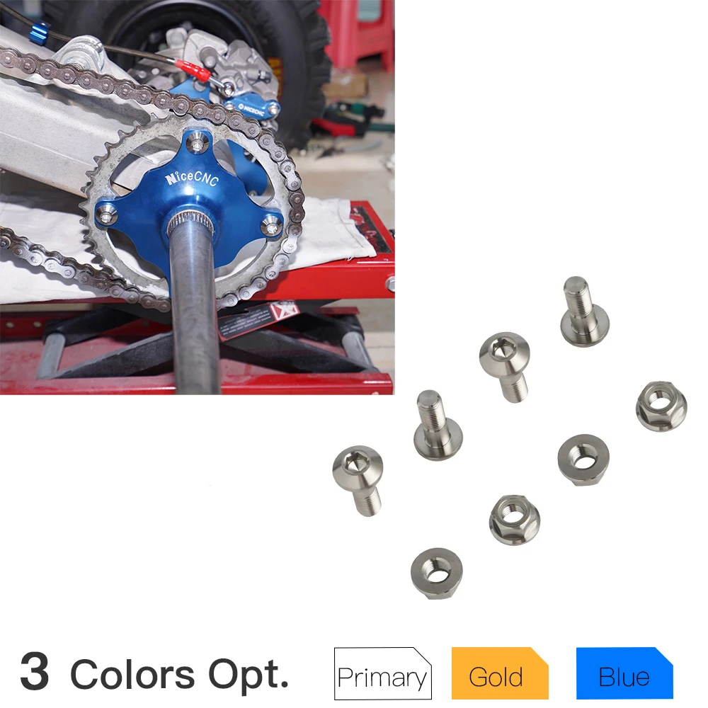 

Болты и гайки для тормозного ротора ATV NICECNC, винты для Yamaha Raptor 700 700R 350 YFZ450 YFZ450R YFZ 450 450R, Сменные аксессуары