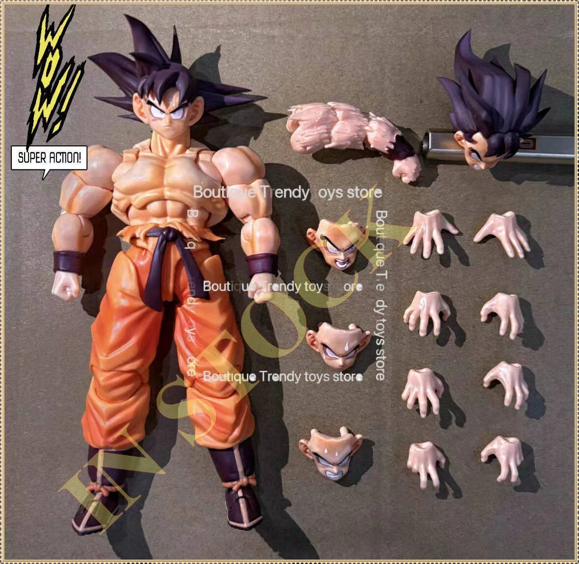 В наличии! Суперфигурка Сон Гоку из Dragon Ball Z SHF Super Saiyan Kaioken. Аниме-фигурка, модель, игрушка, подарок. (art.: 3920d8672fdfa) - 3920d8672fdfa