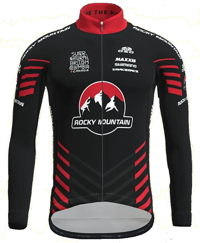 

YTCYCLE Winter Men Cycling Jersey Thermal Fleece Long Sleeve Windproof Rocky Mountain Bicycle Jacket Ropa Ciclismo Bike Clothing