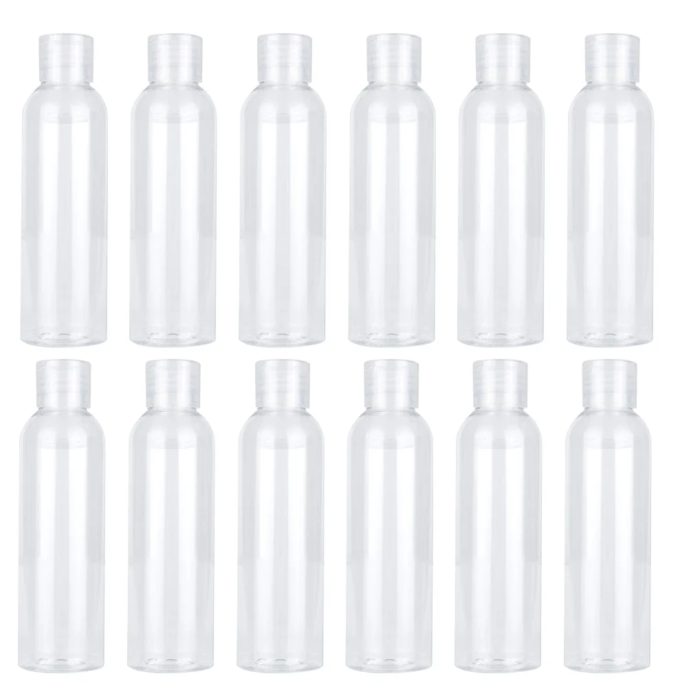 

12 Pcs Bottled Leakproof Travel Containers Dispenser Sub-bottle Empty Plastic The Pet Lotion Refillable Toiletries