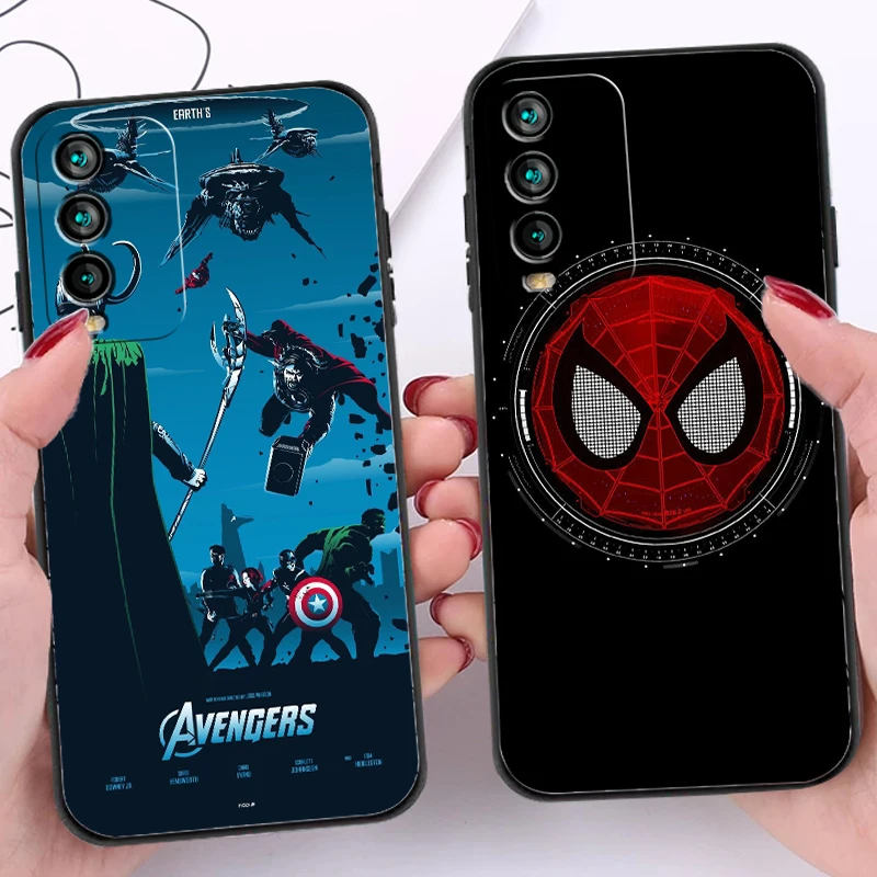 

Marvel Spiderman Phone Cases For Xiaomi Redmi 10 Note 10 10 Pro 10S Redmi Note 10 5G Soft TPU Back Cover