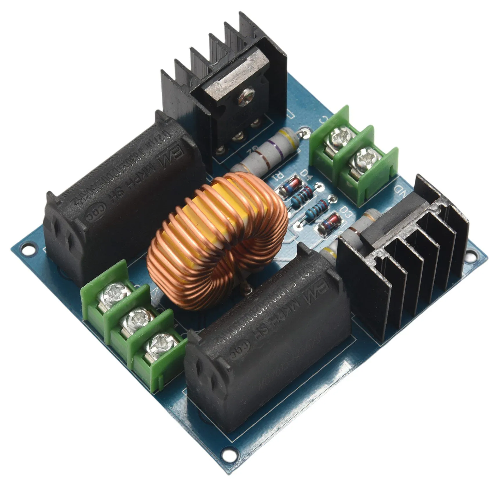 

ZVS Driver Board ZVS Induction Heating Circuit DC12-30V Zero Voltage Switch Power Supply Driver Board