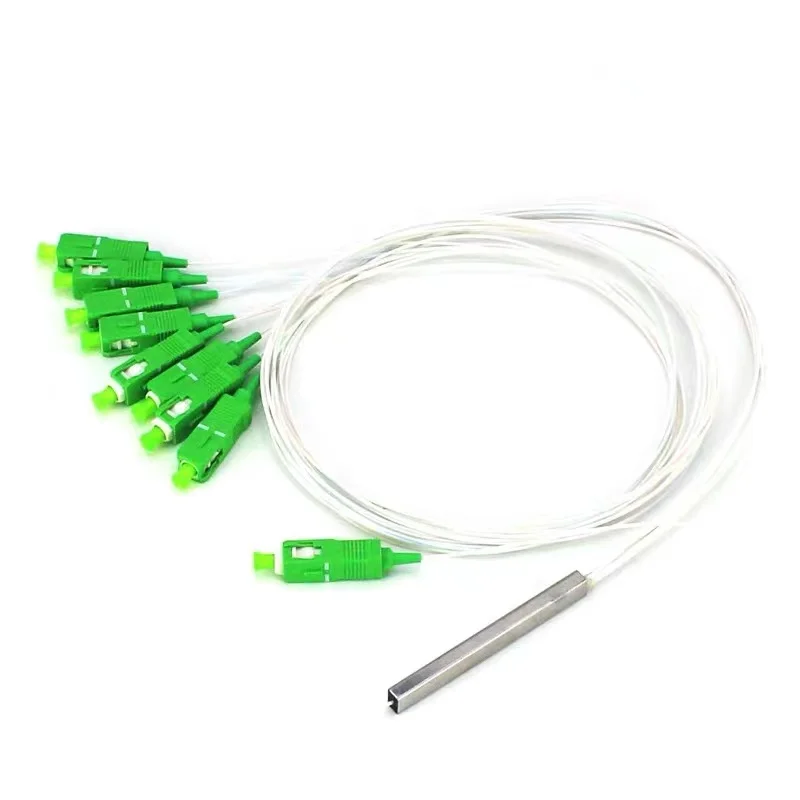 10 шт./партия 1X2 1X4 1X8 1X16 1X32 Волоконно-Оптический Сплиттер PLC SC/APC SM 0 9 мм G657A1 ПВХ 1 м FTTH