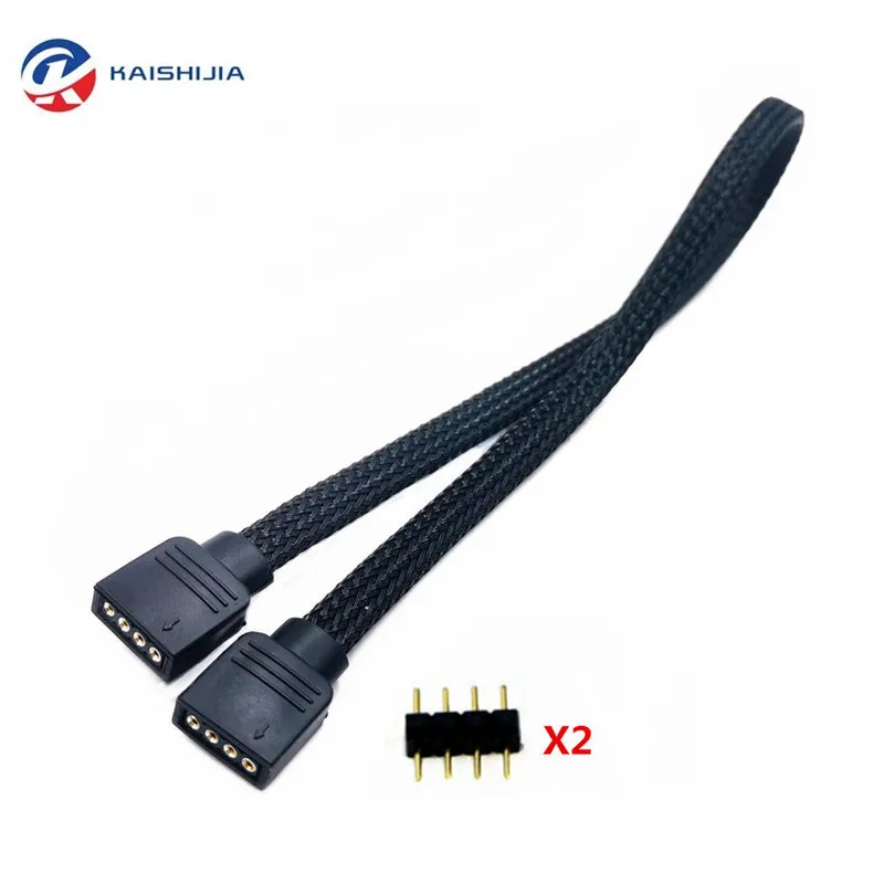 Удлинительный Кабель-адаптер AURA RGB 12 В 4 контакта 5 в 3 для ПК Светодиодная лента ARGB