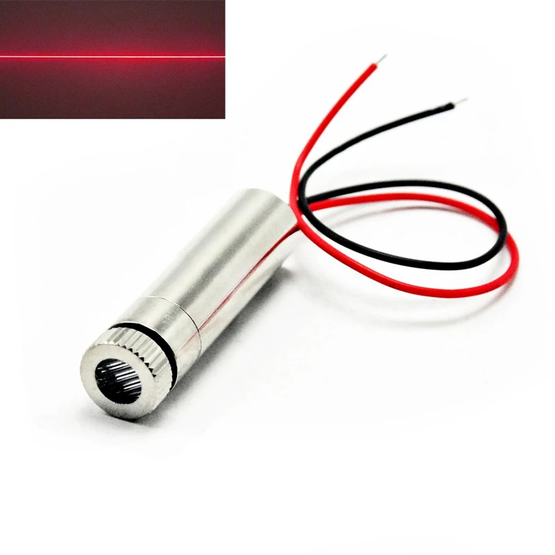 

Focusable 650nm 100mW Red Line Laser Diode Module 12x45mm