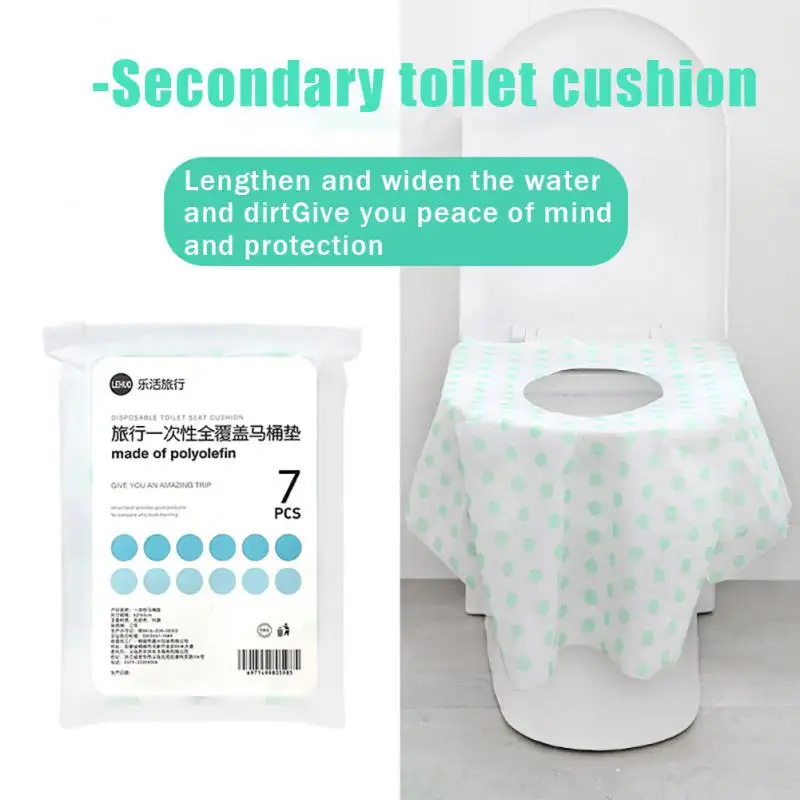 

Disposable Autohesionsmall Toilet Cover Accessories Clean Toilet Cover Hygienic Warm Toilet Seat Cover Household Supplies