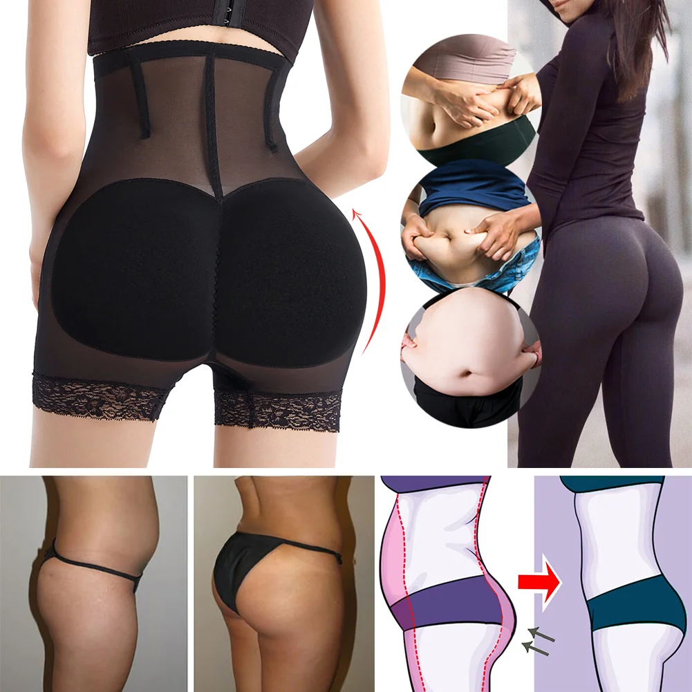

WEICHENS High Waist Control Trainer for Women Corsets Butt Lifter Knickers Tummy Shapewear Lose Weight Lace Panties Body Shaper