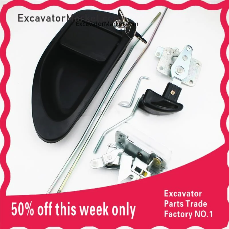 Старый дверной замок в сборе для Hyundai R150/215/225/265/305-9 блокировочный блок внутренняя