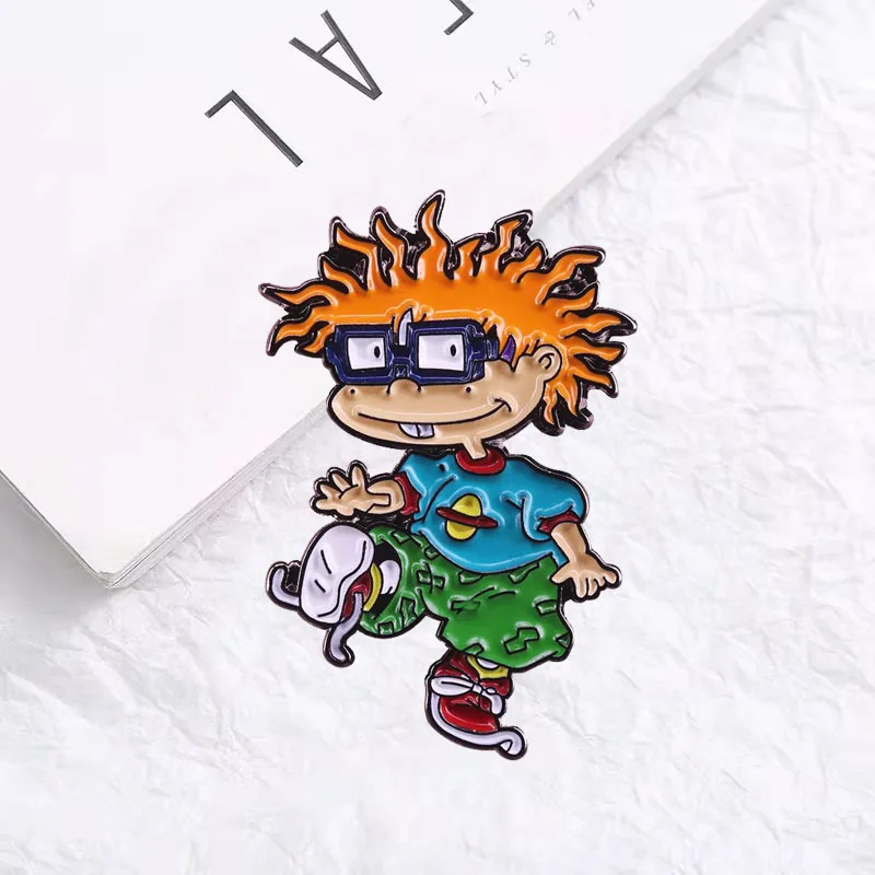 

Naughty Soldier Brooch Cute Cartoon Anime Character Badge 90s Nostalgic Animation Pin Clothes Accessories Fashion Jewelry Gift