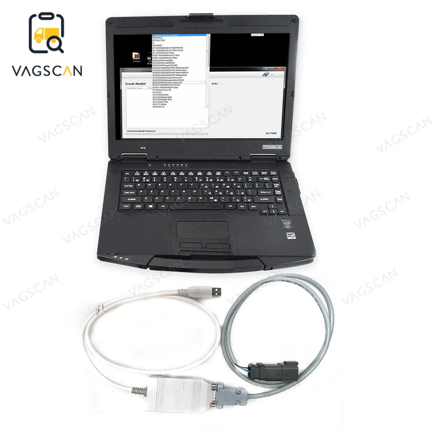 2024 для USB Pcan-Crown CAN-USB интерфейс автомобильный сканер полная система +