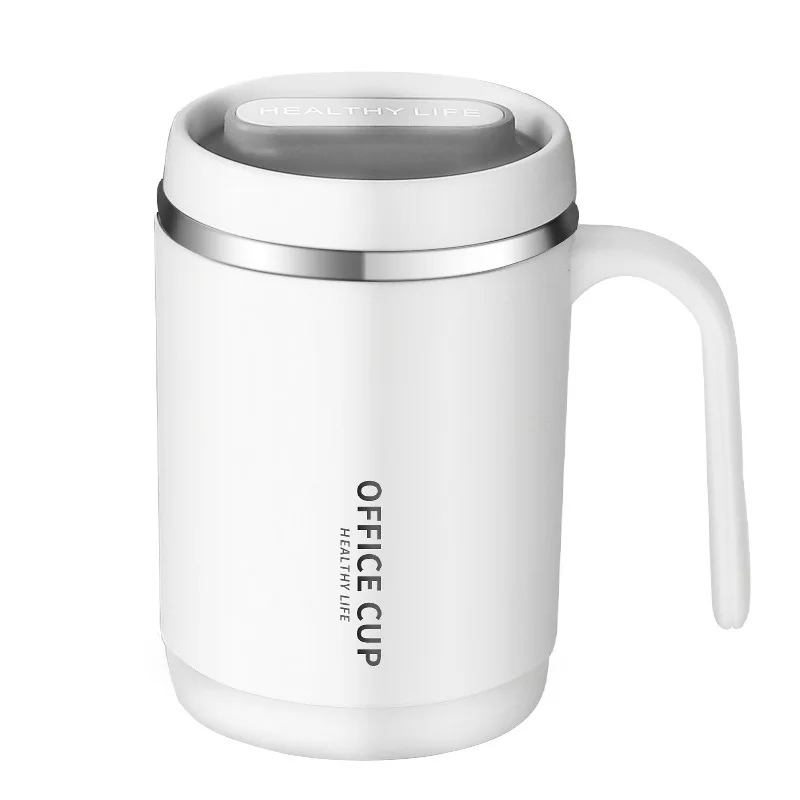 

304 stainless steel mug high appearance level double-layer insulated cup Home creative simple office cup