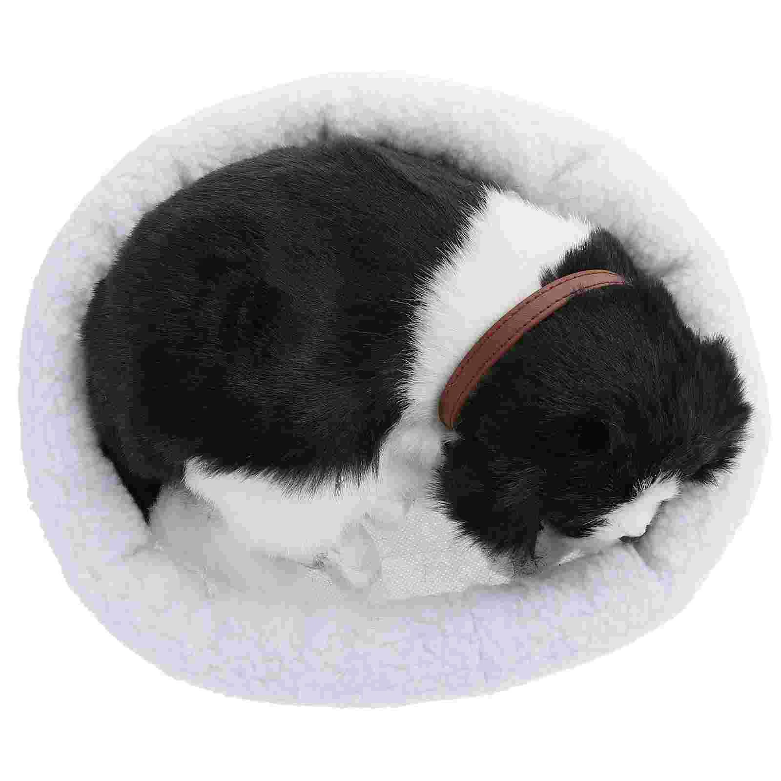 

Realistic Breathing Dog Stuffed Animals Toy Realistic Sleeping Plush Animals